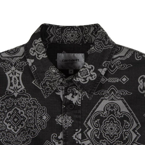 Carhartt WIP L/S Verse Shirt Verse Print/Black Heavy Stone Wash I030766_0Y1_60 Degli Uberti